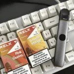 RELX六代電子菸主機|銀色單桿細節展示